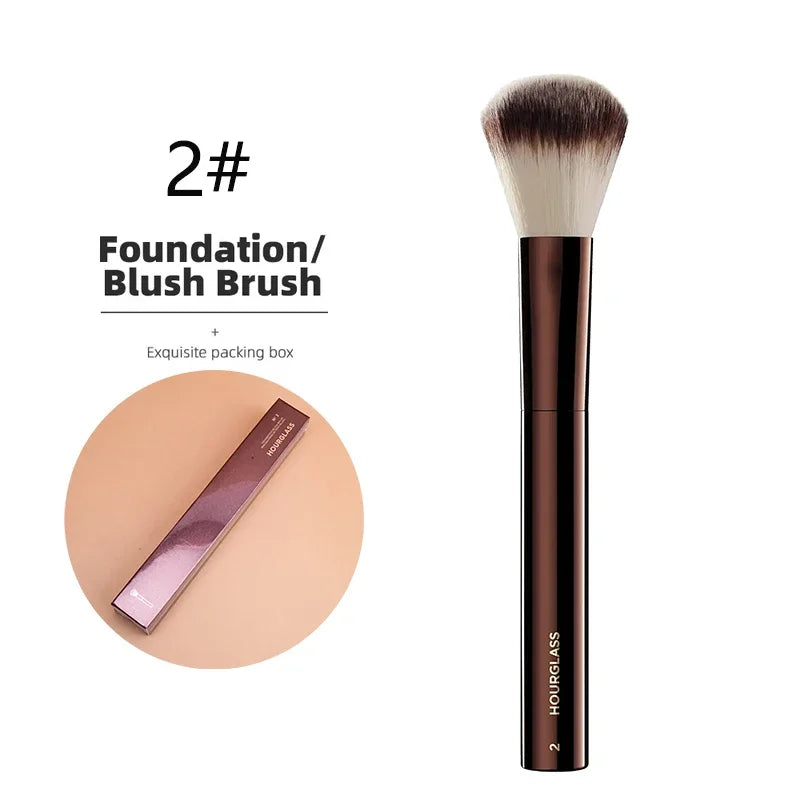 Hourglass Makeup Brush – Precision for Flawless Foundation, Contour & Eyeshadow! - UltraChic