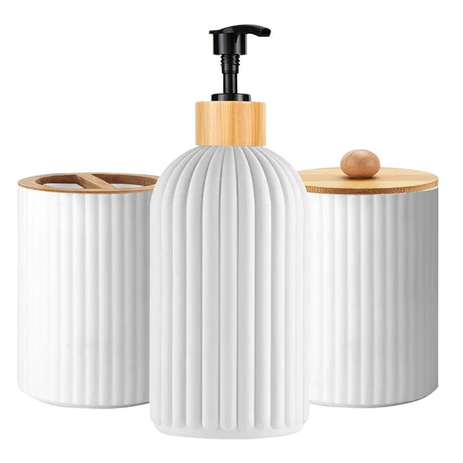 Bathroom Countertop Container – Refillable Hand Soap Dispenser for Modern Home - UltraChic