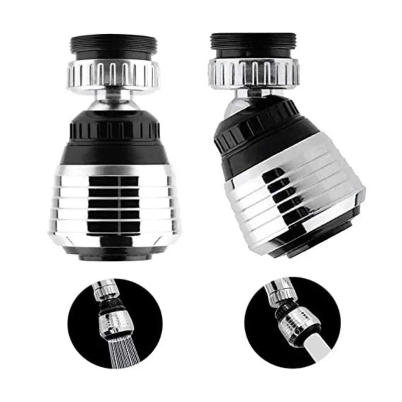 2 Mode Faucet Extender Nozzle Water Diffuser Tap Mixer Aerator Kitchen Attachment Adapter Frother Sprayer Saving Bubbler Filte - UltraChic