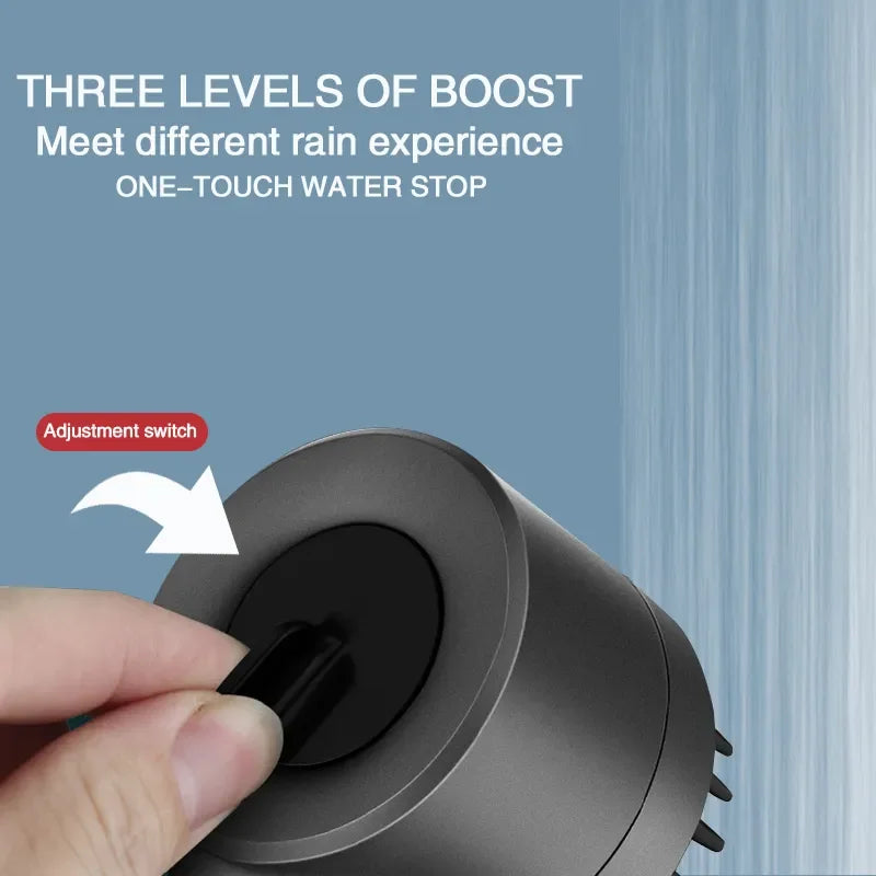 🚿 High-Pressure Filtered Shower Head – Clean, Soothing & Water-Saving - UltraChic