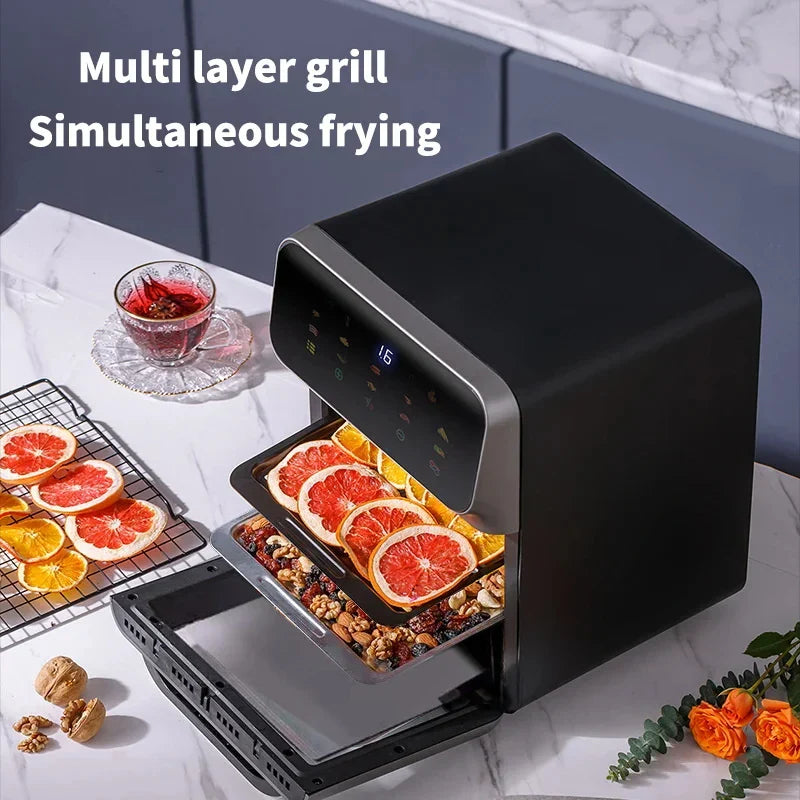 10L Large Capacity Electric Air Fryers Oil-free Automatic Household Kitchen