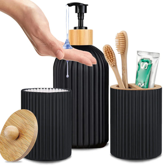 Bathroom Countertop Container – Refillable Hand Soap Dispenser for Modern Home - UltraChic