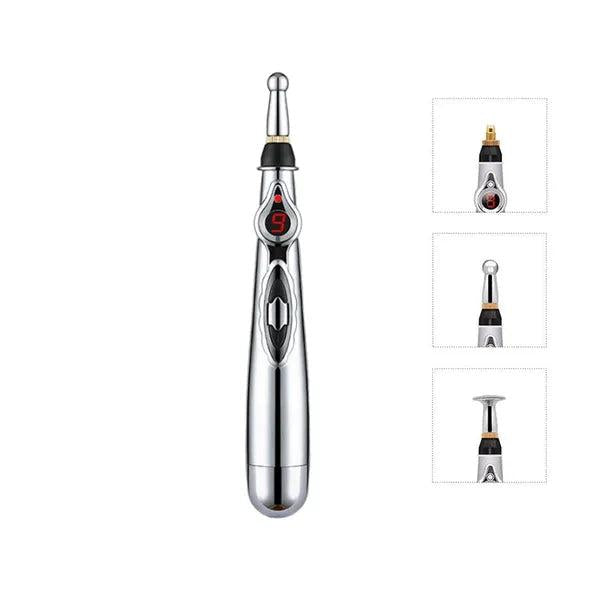 Electric Acupuncture Massage Pen – Pain Relief Therapy for Back, Neck & Face – Meridian Energy & Beauty Roller