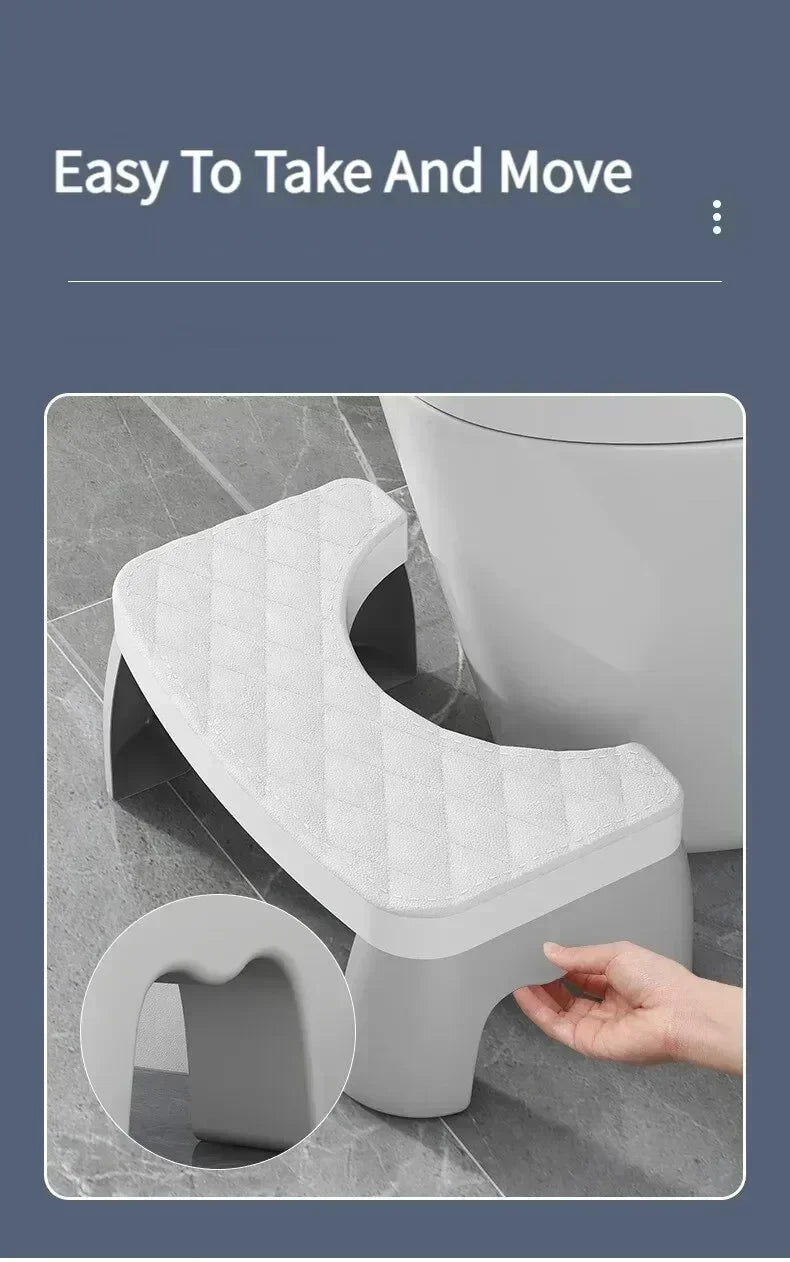 Ergonomic EasySquat – Waterproof & Non-Slip Toilet Foot Stool for Better Posture - UltraChic