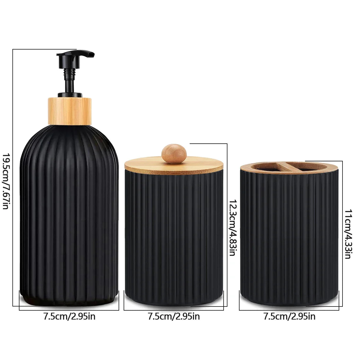 Bathroom Countertop Container – Refillable Hand Soap Dispenser for Modern Home - UltraChic