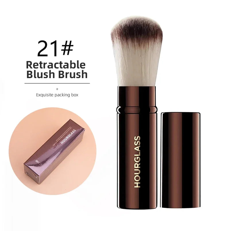 Hourglass Makeup Brush – Precision for Flawless Foundation, Contour & Eyeshadow! - UltraChic