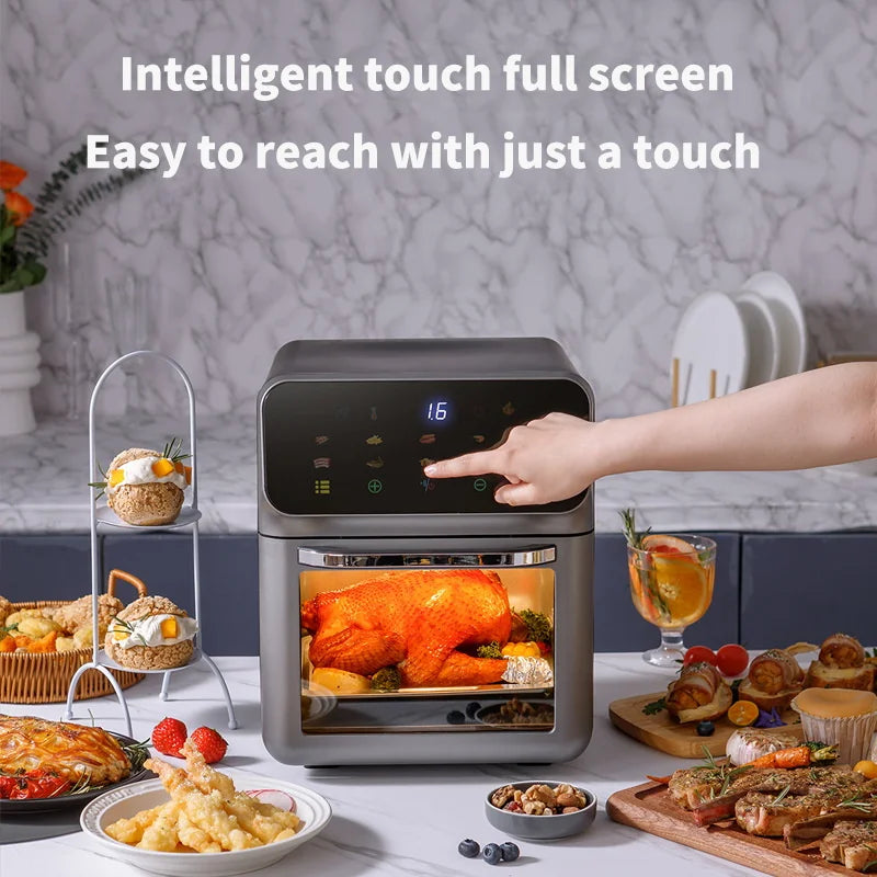 10L Large Capacity Electric Air Fryers Oil-free Automatic Household Kitchen