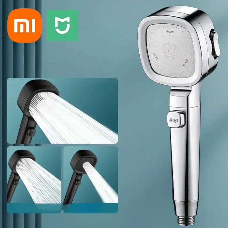 Xiaomi High Pressure Shower Head – 3 Modes Adjustable Filter Shower Head Set for Smart Bathroom - UltraChic