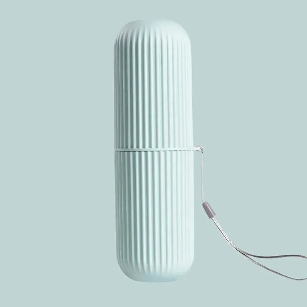 1PC Portable Toothbrush Cup – Travel Toothpaste Holder & Bathroom Storage Case Organizer - UltraChic
