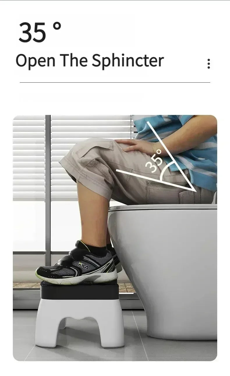 Ergonomic EasySquat – Waterproof & Non-Slip Toilet Foot Stool for Better Posture - UltraChic