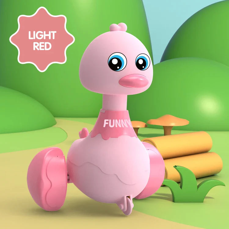 Baby Toy Duck Swing – Cartoon Press & Glide Inertia Car Toy for Early Education & Fun for Toddlers! - UltraChic