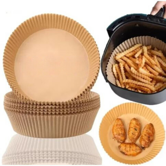 Globetrek° AirFryer Liner: Disposable Paper Liner for Air Fryer