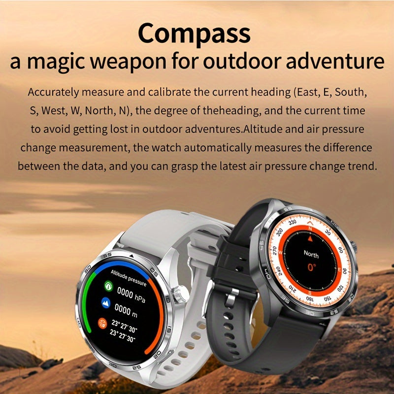 "Paearofero GT5 Pro Smartwatch with HD Display & AI Assist – Advanced Technology & Sleek Design!"