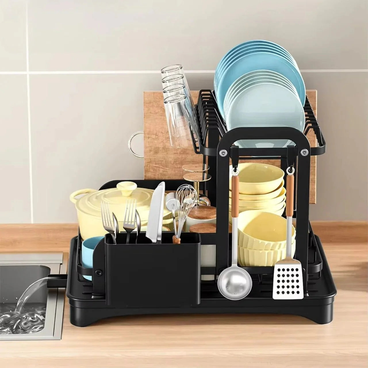 KitchenNest Dish Drying Rack - UltraChic