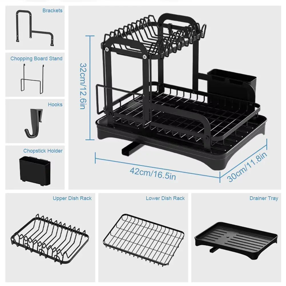 KitchenNest Dish Drying Rack - UltraChic
