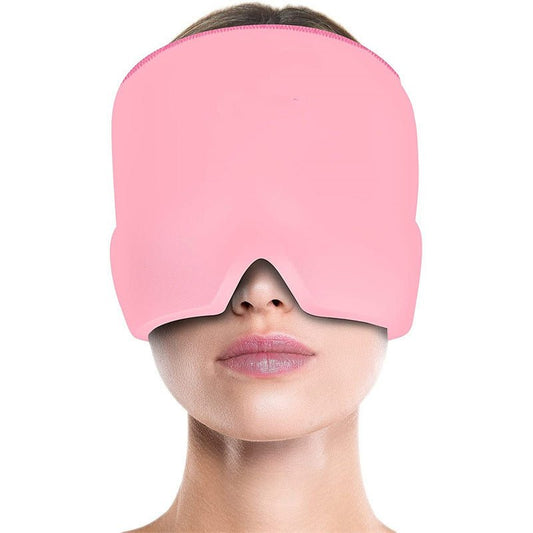 Cold Therapy Migraine Relief Hat & Eye Mask – Instant Headache Relief for Stress-Free Comfort!