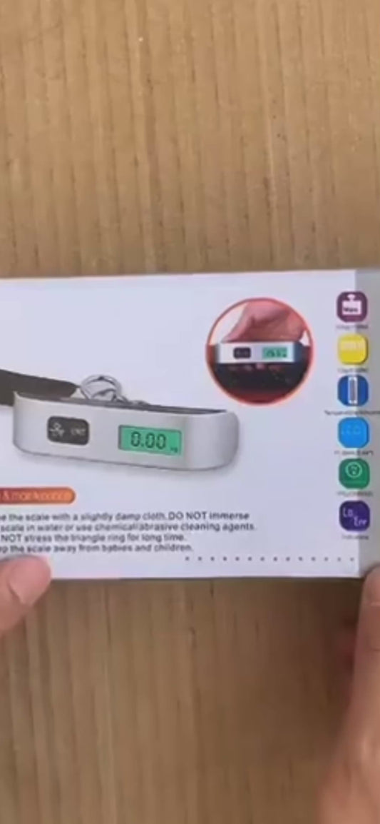 Digital Luggage Scale High Accuracy Portable Design Stress-Free Travel All Season Unisex