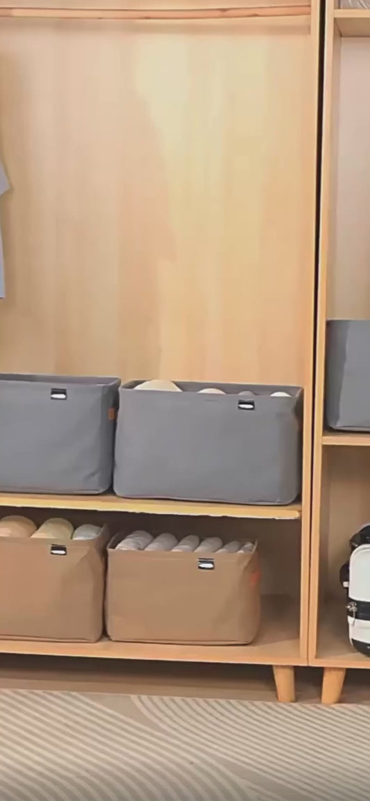 Clothes Storage Organizer Thick Durable Design Clean Wardrobe Effortless Style All Season Unisex